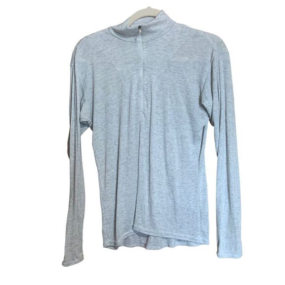 Patagonia Tops - Patagonia Capilene Womens Size Small Gray Performance1/4 Zip Shirt Blouse